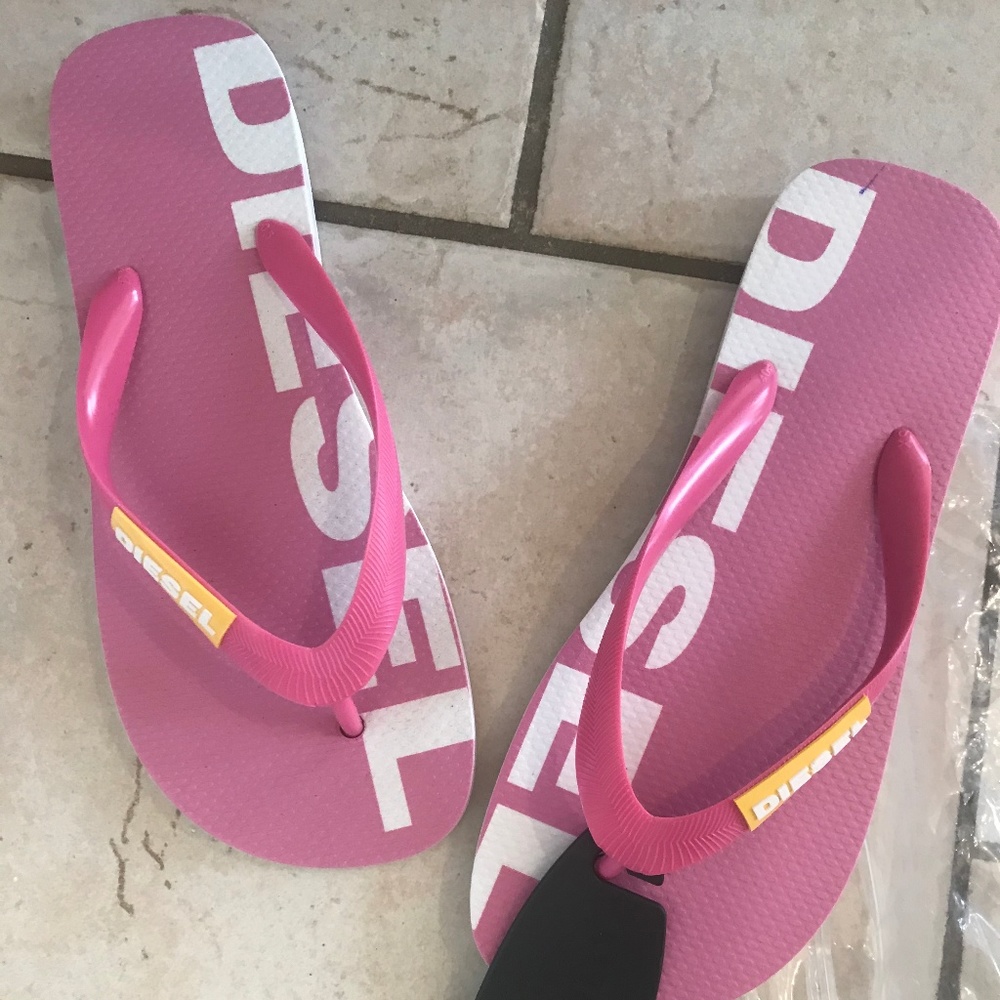 NWT Diesel Briian Women Flip Flops 9